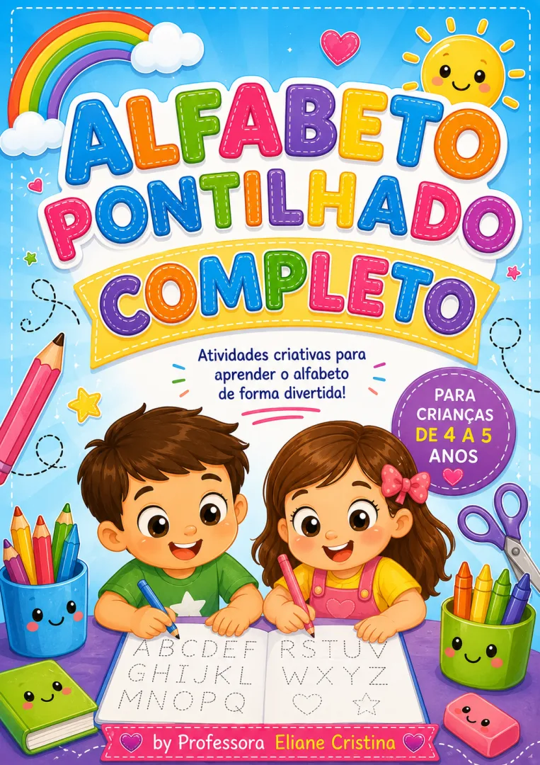 Alfabeto Pontilhado - Educação Infantil - PDF — imagem 3
