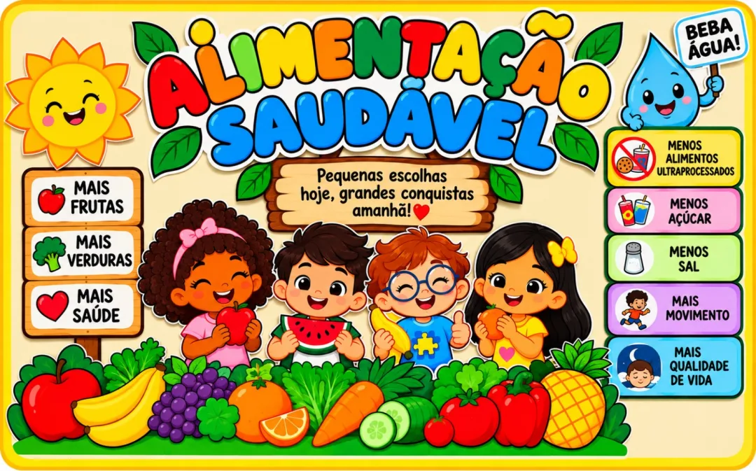Alimentação Saudável Painel PDF 32 páginas - Educação Infantil — imagem 2