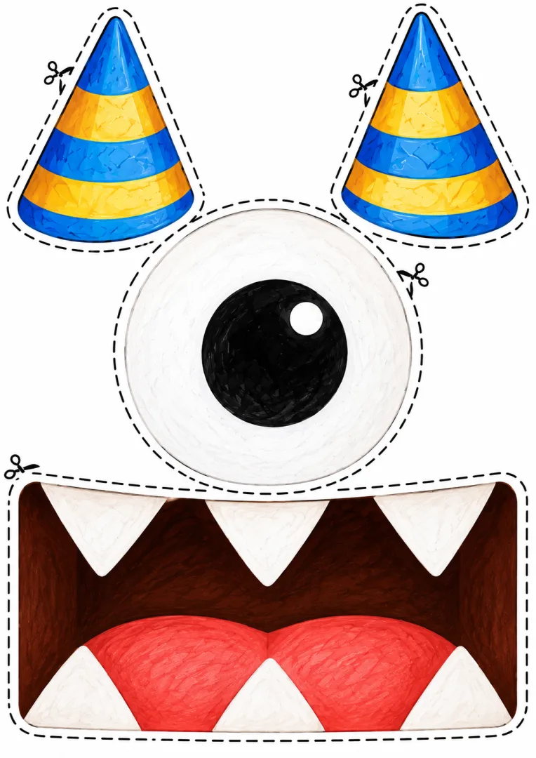 Alimente o Monstrinho! Jogo Pedagógico para Imprimir – Educação Infantil PDF — imagem 2