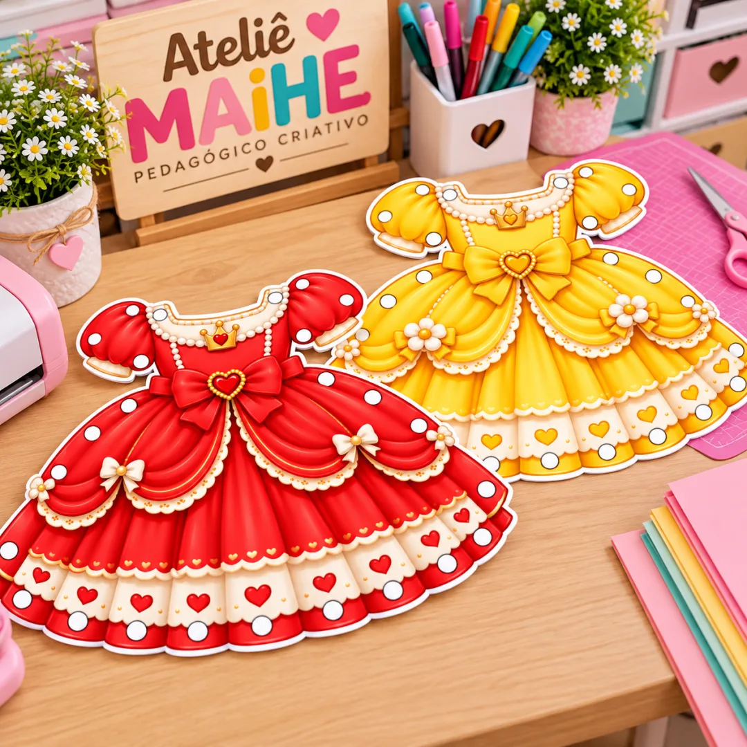 Alinhavo Dos Vestidos — Jogo - A Princesa Do Vestido Xadrez - Educação Infantil - Arquivo Digital — imagem 2