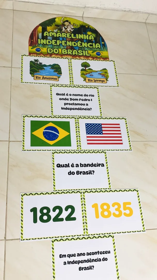 AMARELINHA: INDEPENDÊNCIA DO BRASIL / 7 DE SETEMBRO / SETE DE SETEMBRO / SEMANA DA PÁTRIA — imagem 2