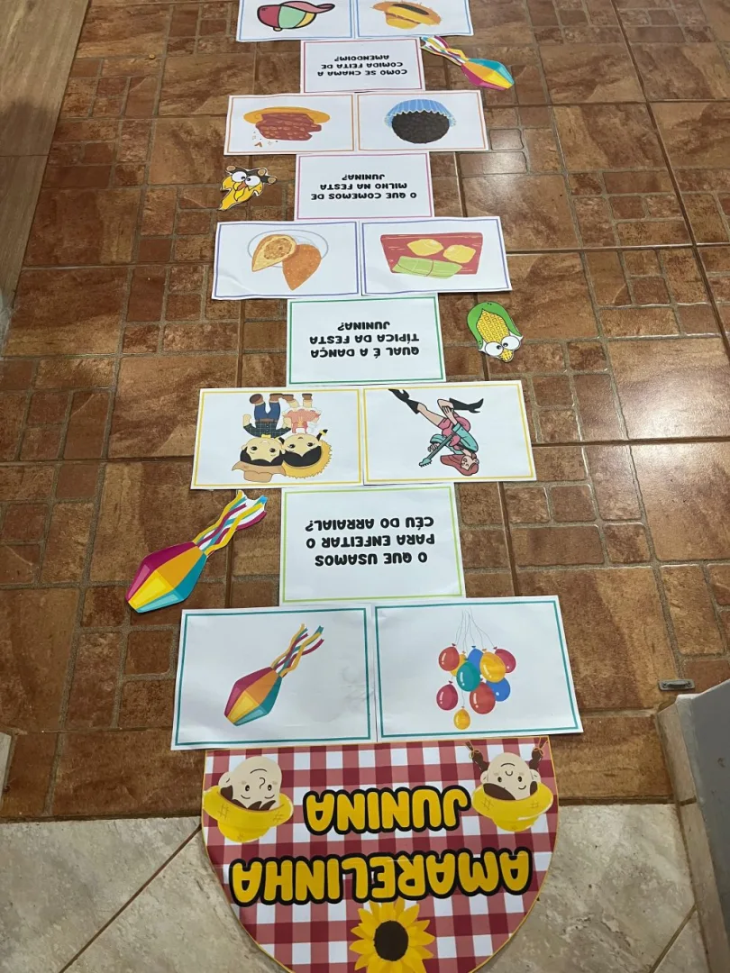 Amarelinha Junina — Pronto para Imprimir — imagem 2