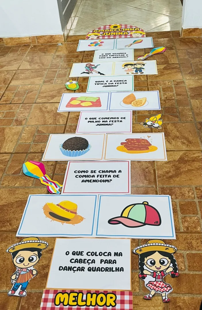 Amarelinha Junina — Pronto para Imprimir — imagem 3