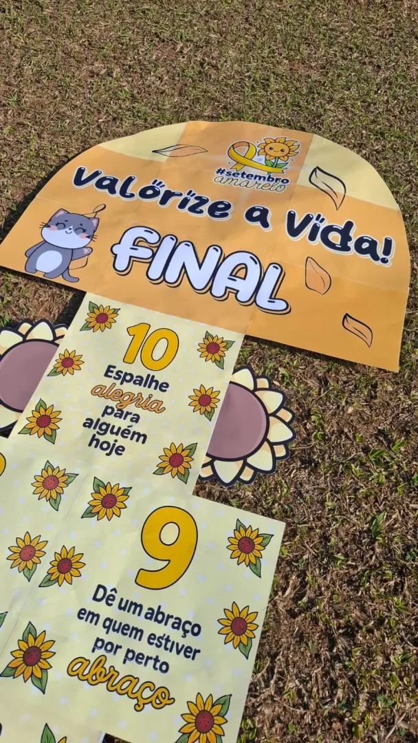 💛 AMARELINHA SETEMBRO AMARELO + CAIXA DE BRINDE 💛 — imagem 3