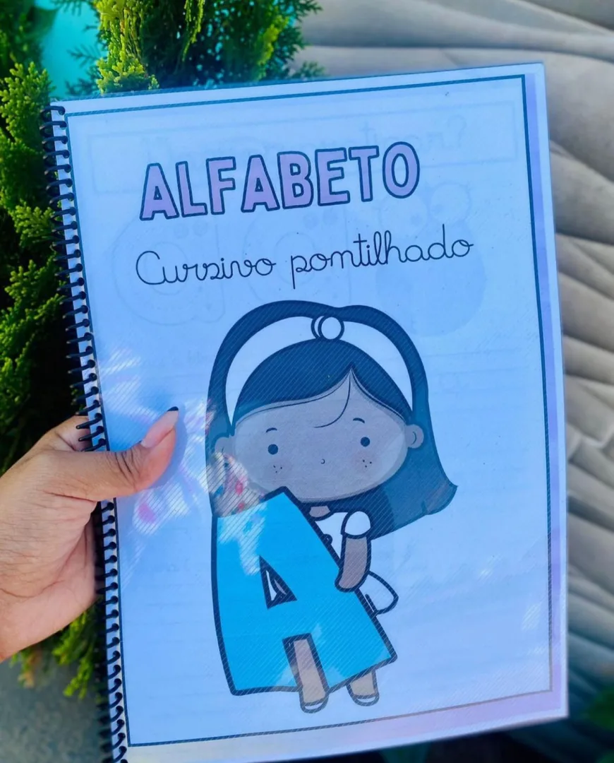 APOSTILA ALFABETO CURSIVO PONTILHADO — imagem 2