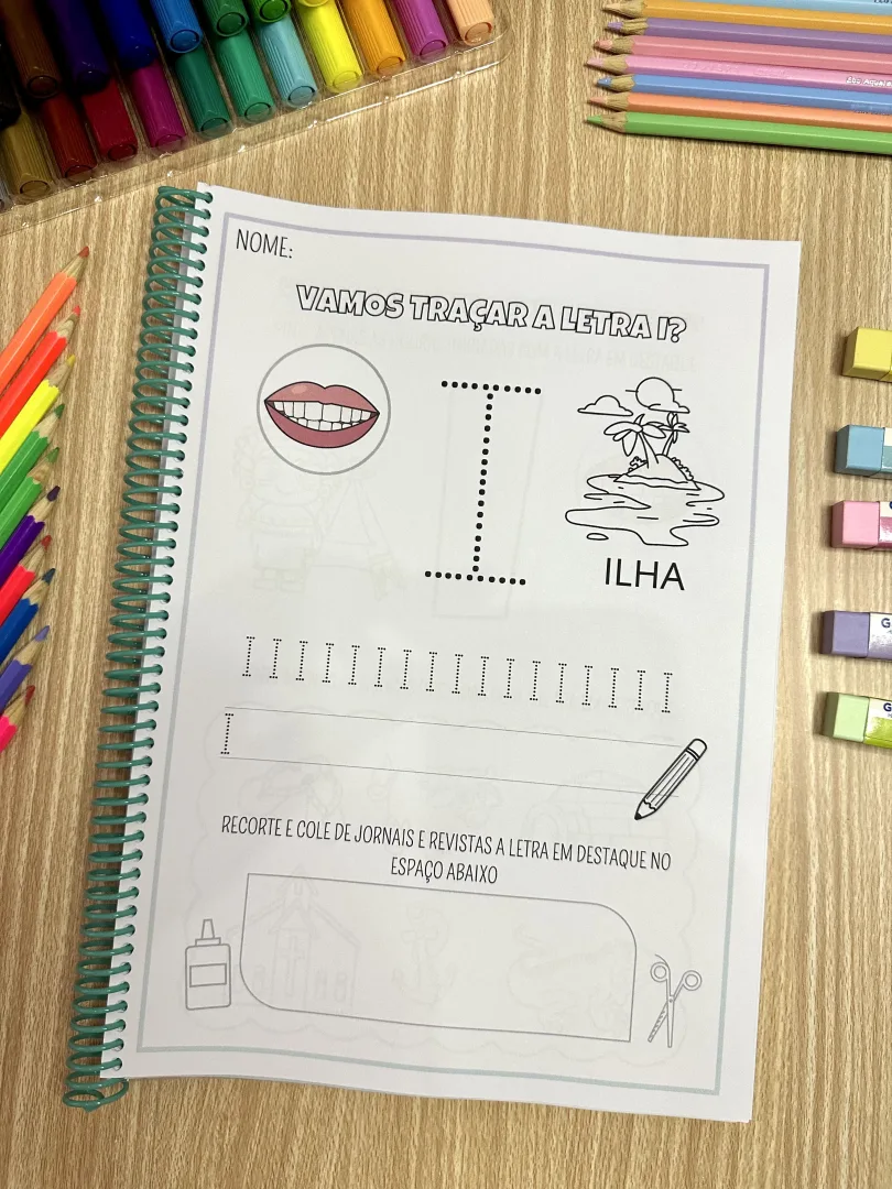 Apostila Alfabeto Fônico — 78 Páginas de Letras e Sons — imagem 4