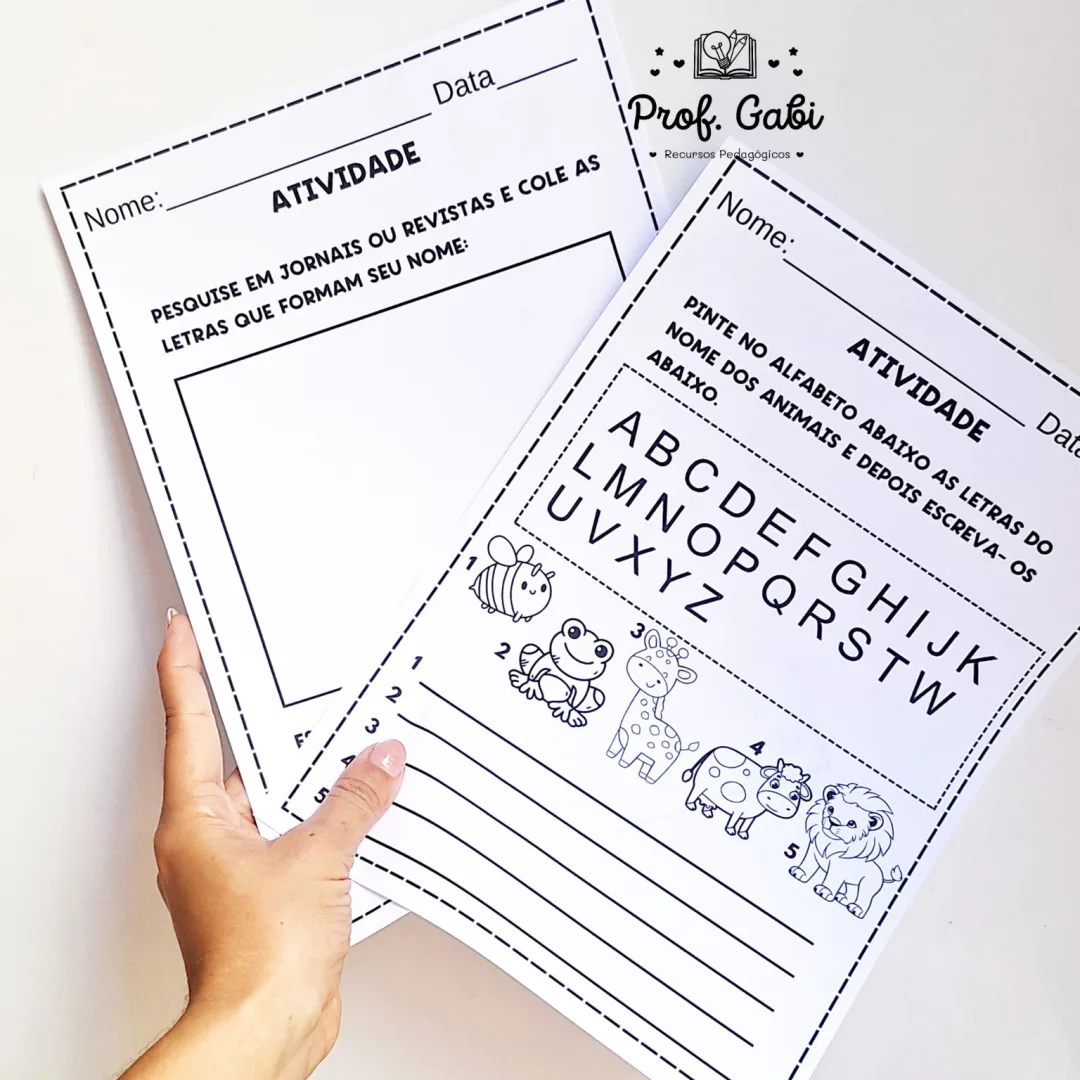 Apostila Atividades do Alfabeto em pdf de 4 a 7 anos — imagem 2