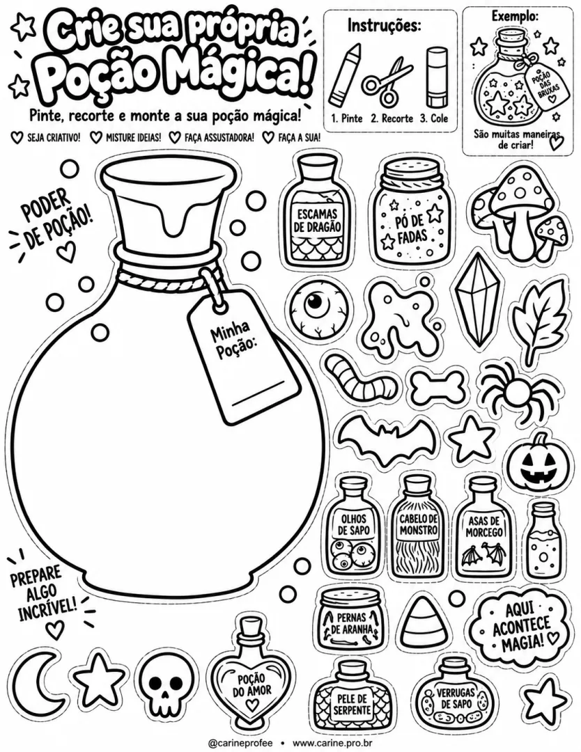 Apostila atividades Halloween prontas para imprimir e aplicar 1º a 5ª ano.pdf — imagem 3