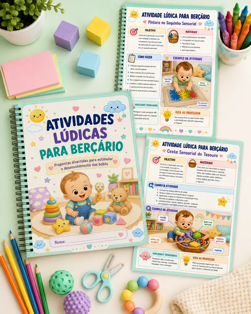 APOSTILA ATIVIDADES LÚDICAS PARA BERÇÁRIO 👶✨ — imagem 2