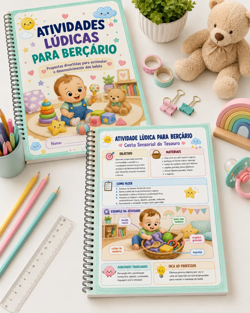 APOSTILA ATIVIDADES LÚDICAS PARA BERÇÁRIO 👶✨ — imagem 3