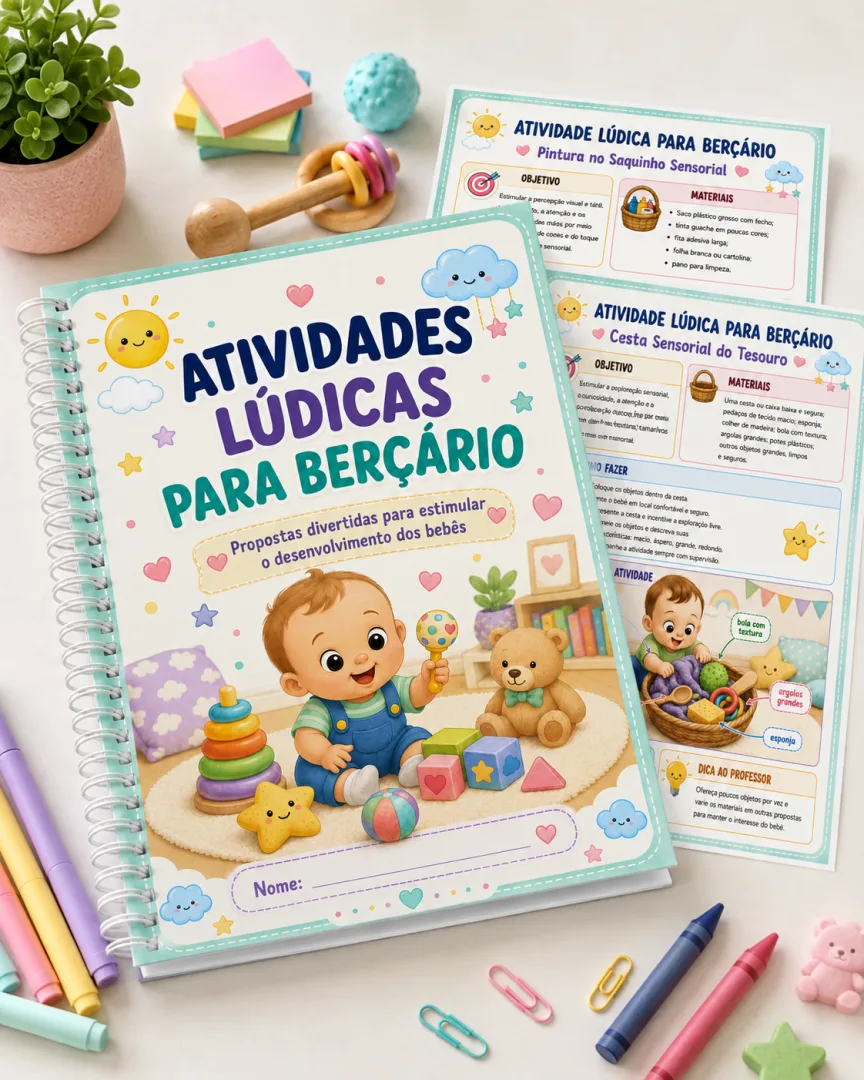 APOSTILA ATIVIDADES LÚDICAS PARA BERÇÁRIO — imagem 4