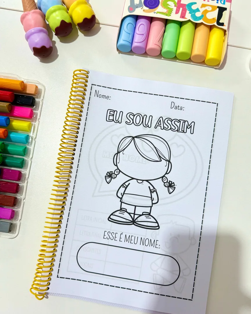 Apostila atividades nome próprio — educação infantil — imagem 2