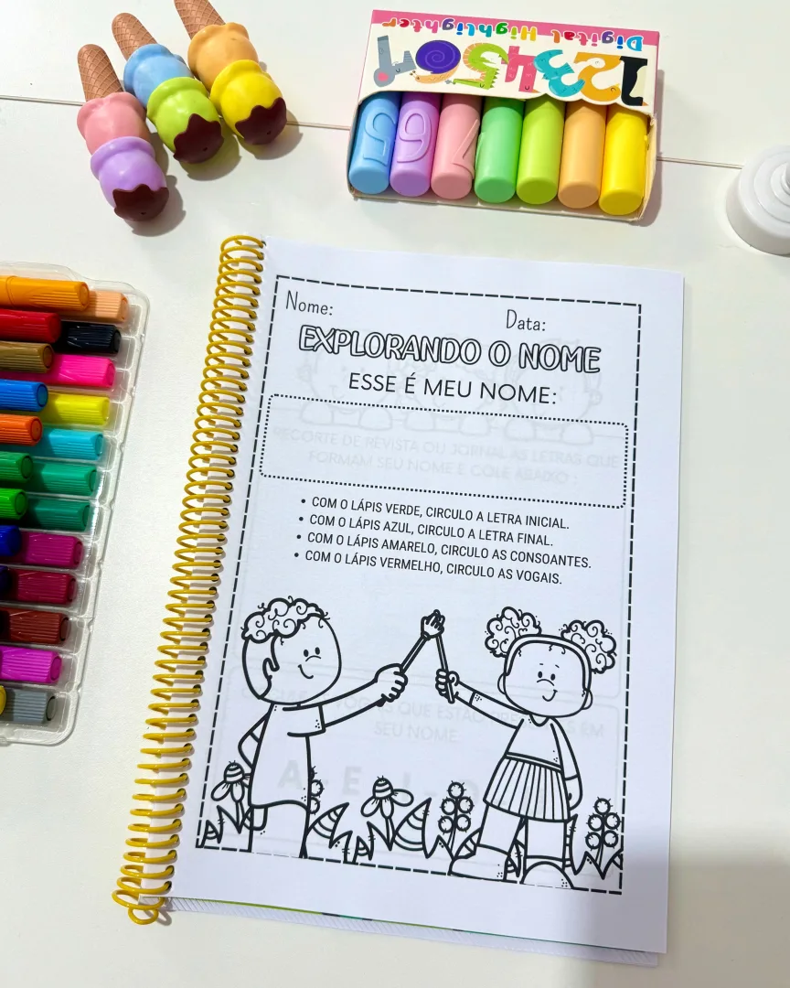 Apostila atividades nome próprio — educação infantil — imagem 3
