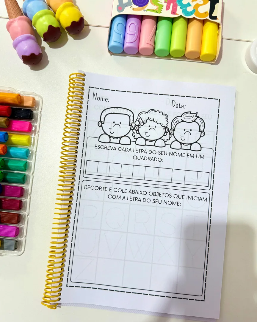Apostila atividades nome próprio — educação infantil — imagem 5