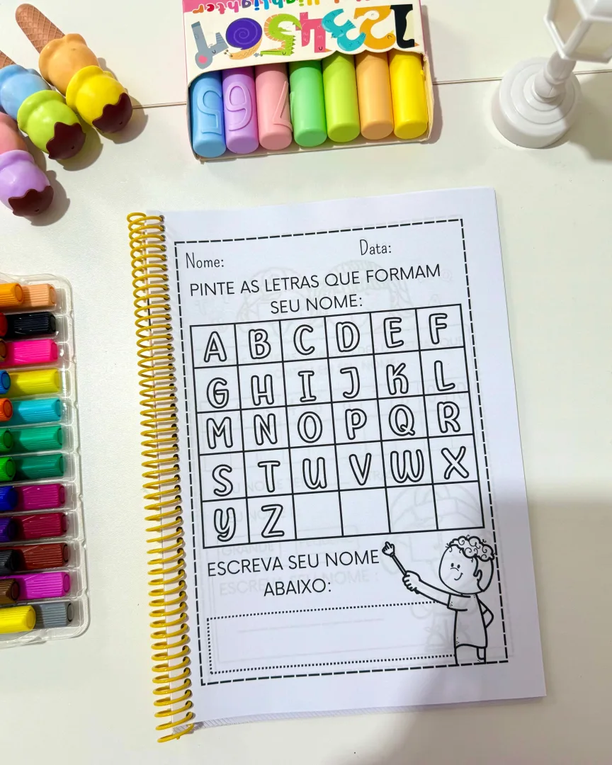 Apostila atividades nome próprio — educação infantil — imagem 6