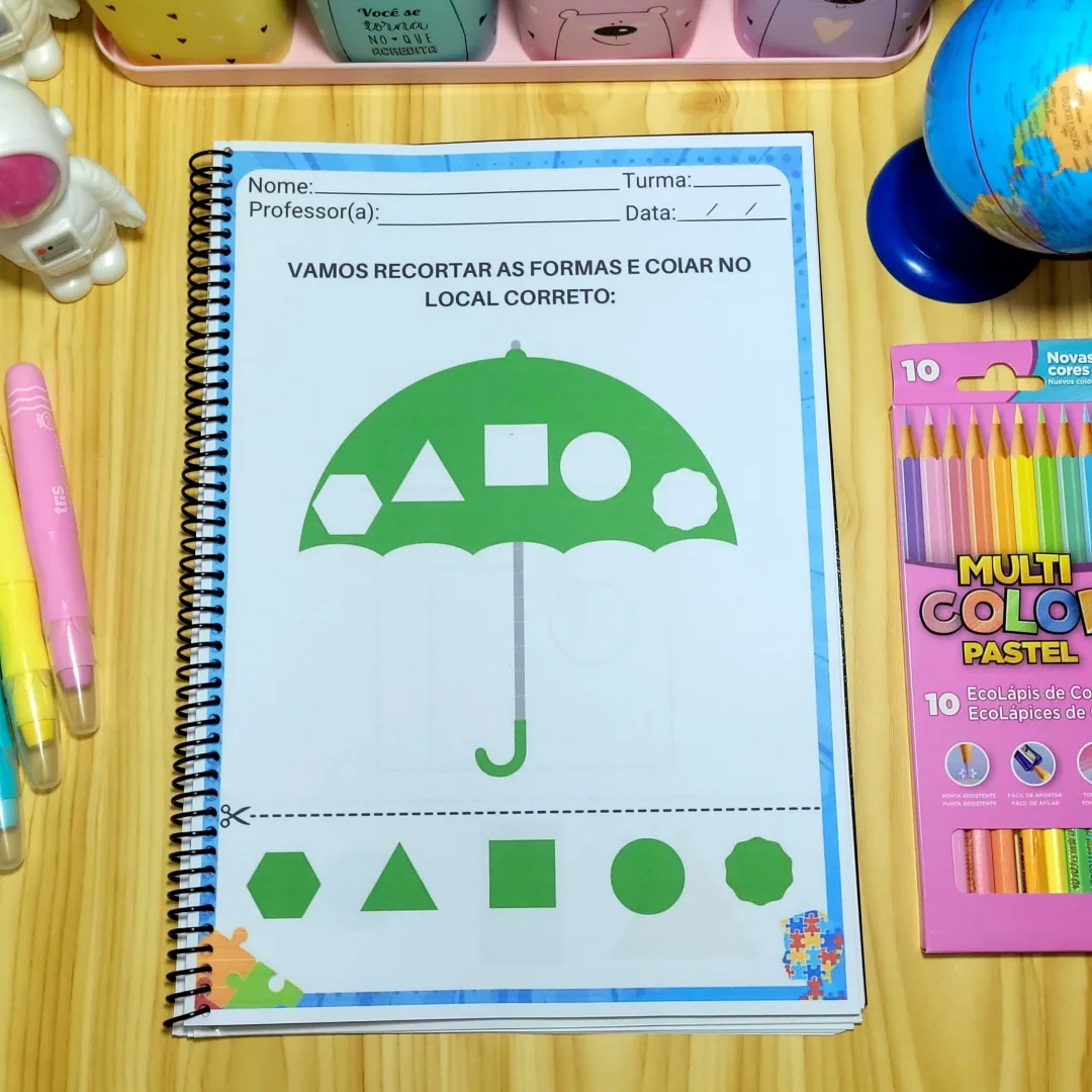 💙🧩 APOSTILA AUTISMO – MATERNAL E PRÉ-ESCOLA (70 PÁGINAS) — imagem 5
