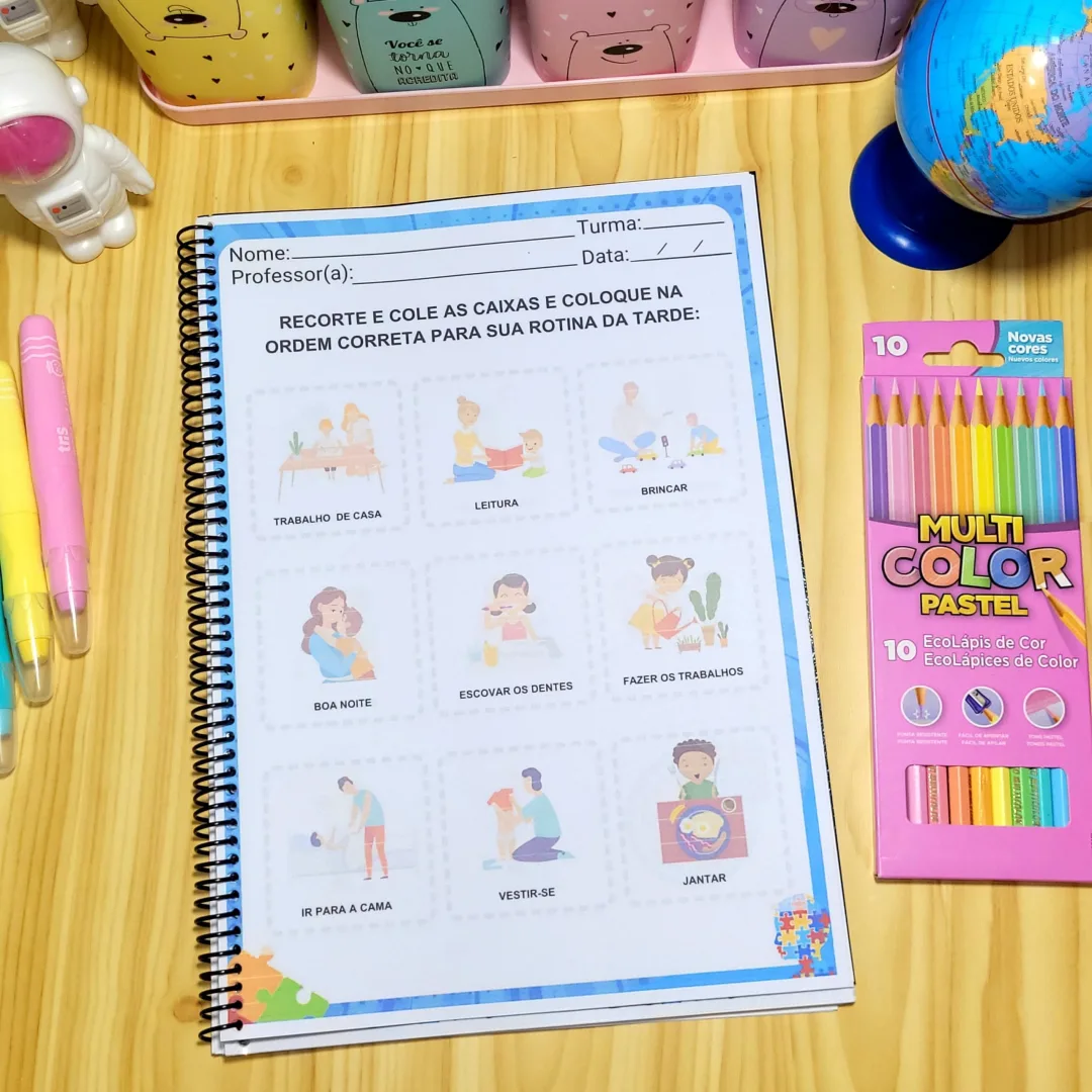 💙🧩 APOSTILA AUTISMO – MATERNAL E PRÉ-ESCOLA (70 PÁGINAS) — imagem 6