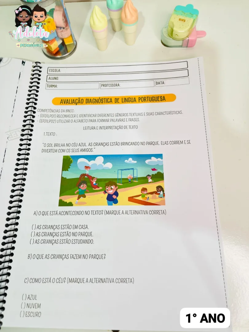 Apostila Avaliação Diagnóstica (1° Ano do Ensino Fundamental) — imagem 2