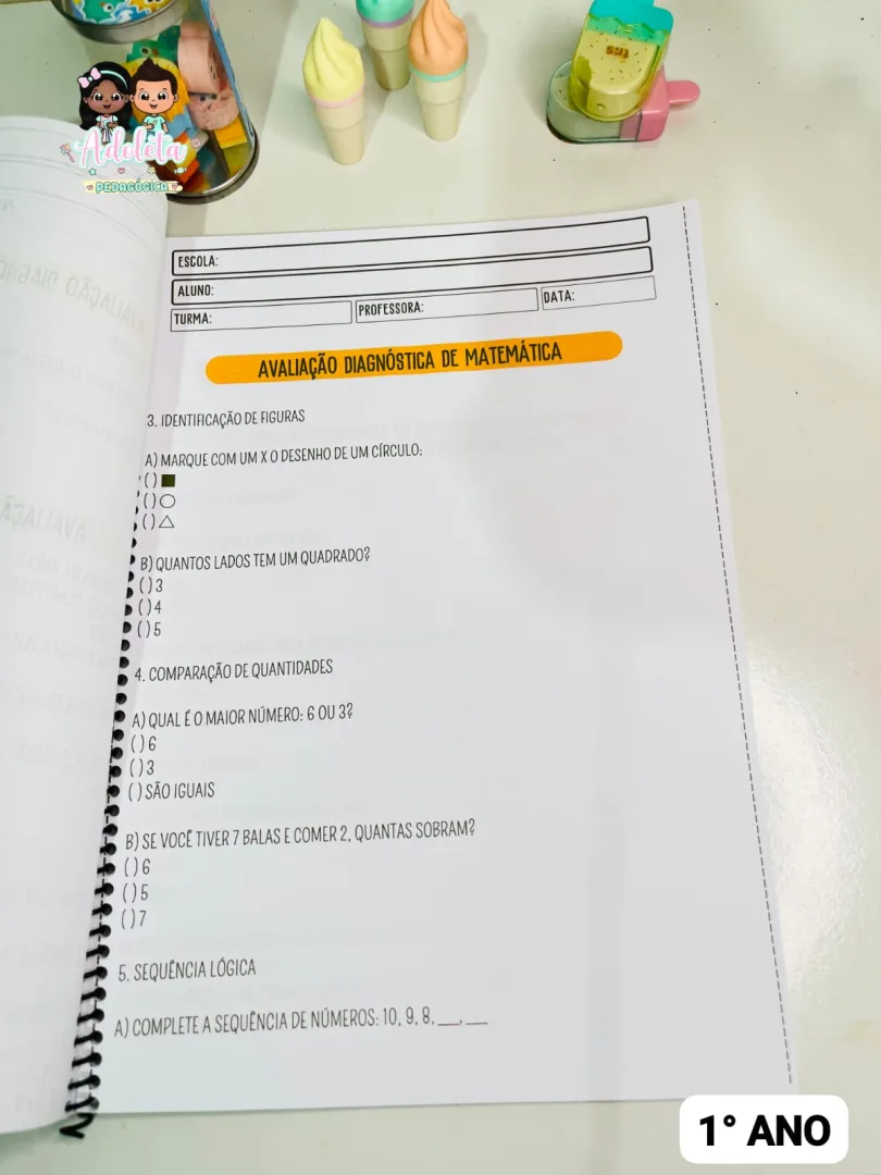 Apostila Avaliação Diagnóstica (1° Ano do Ensino Fundamental) — imagem 4