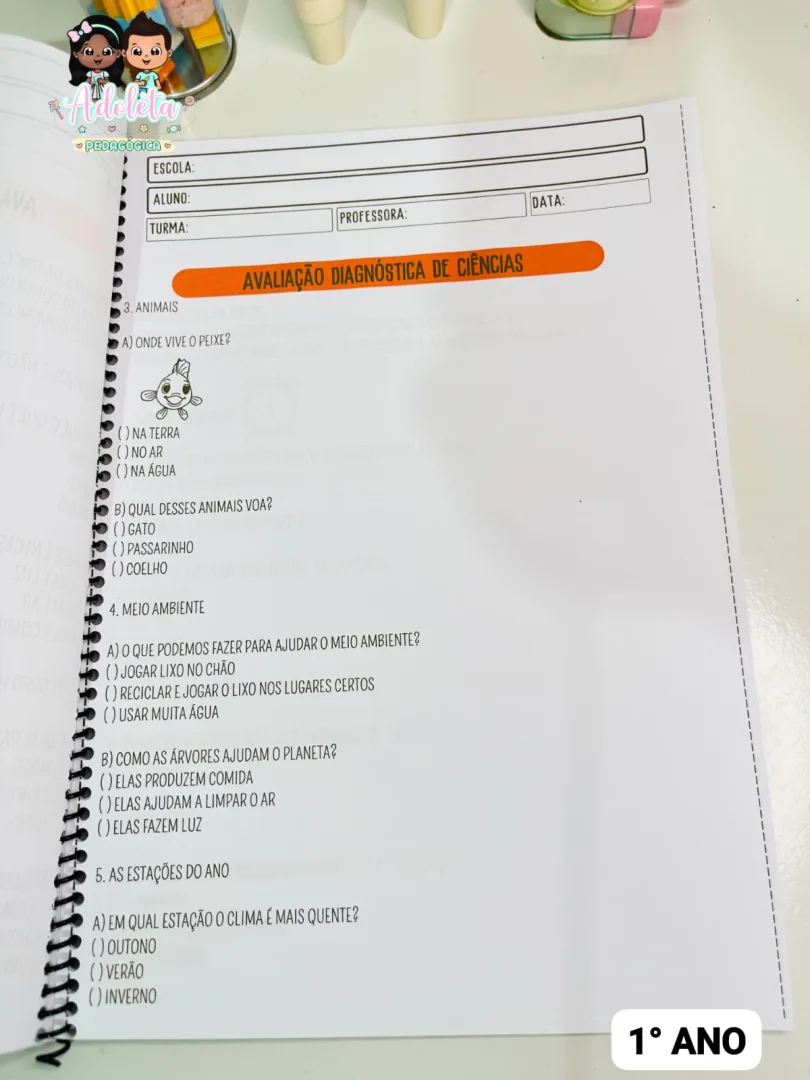 Apostila Avaliação Diagnóstica (1° Ano do Ensino Fundamental) — imagem 5
