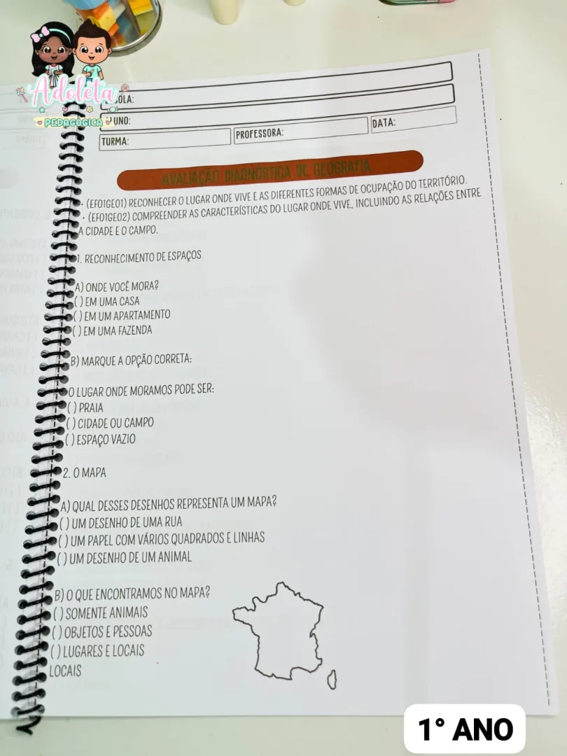 Apostila Avaliação Diagnóstica (1° Ano do Ensino Fundamental) — imagem 6