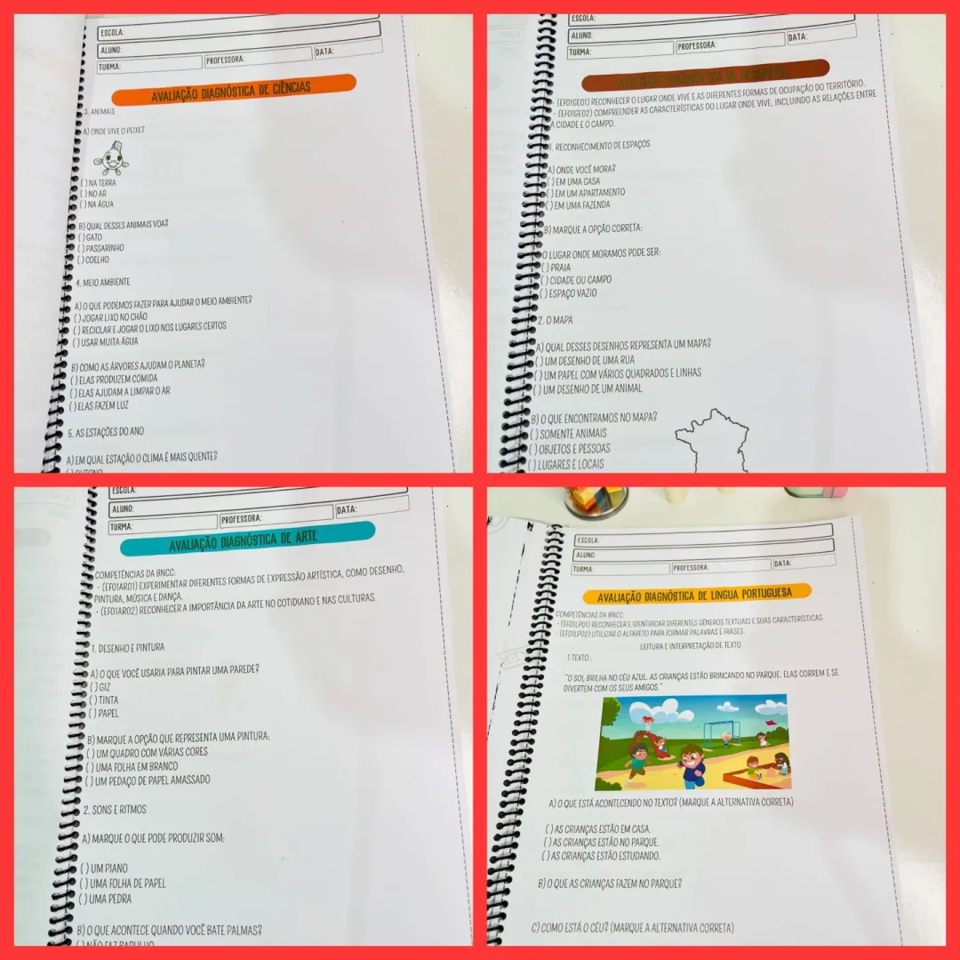 APOSTILA / AVALIAÇÃO DIAGNÓSTICA: 1º ANO — imagem 2
