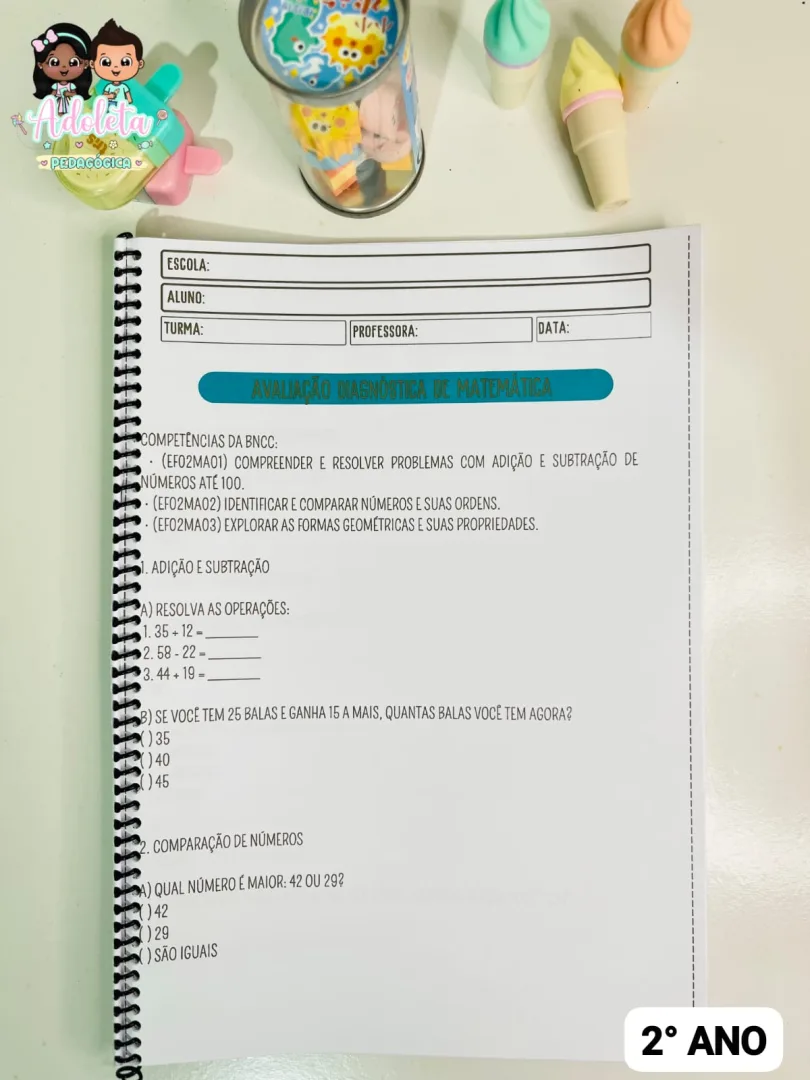 Apostila Avaliação Diagnóstica (2° Ensino Fundamental) — imagem 4