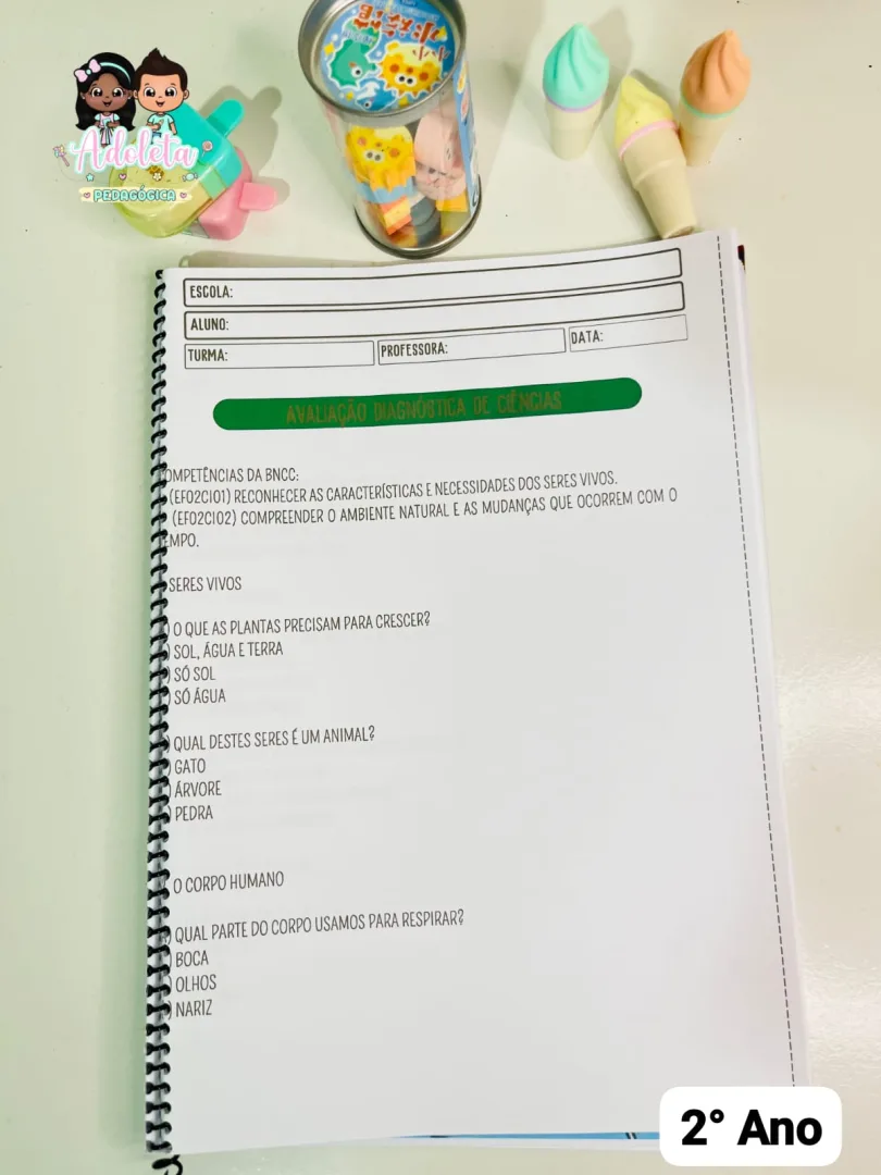 Apostila Avaliação Diagnóstica (2° Ensino Fundamental) — imagem 5
