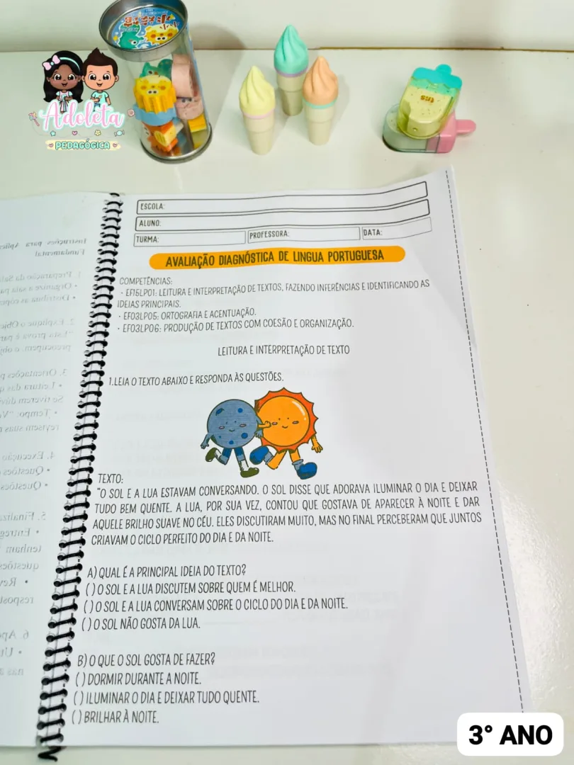 Apostila Avaliação Diagnóstica (3° Ano do Ensino Fundamental) — imagem 2