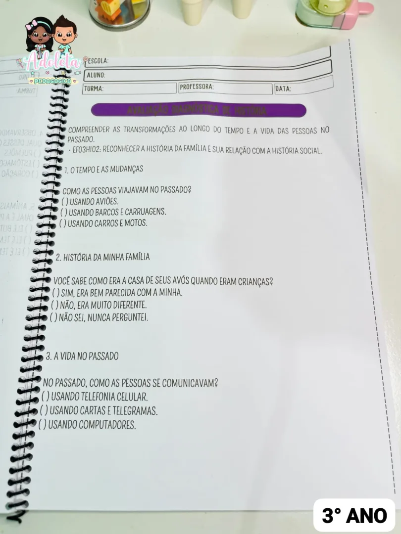 Apostila Avaliação Diagnóstica (3° Ano do Ensino Fundamental) — imagem 4