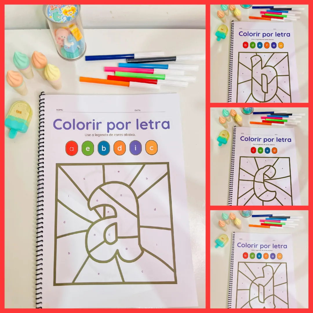APOSTILA: COLORINDO O ALFABETO — imagem 2
