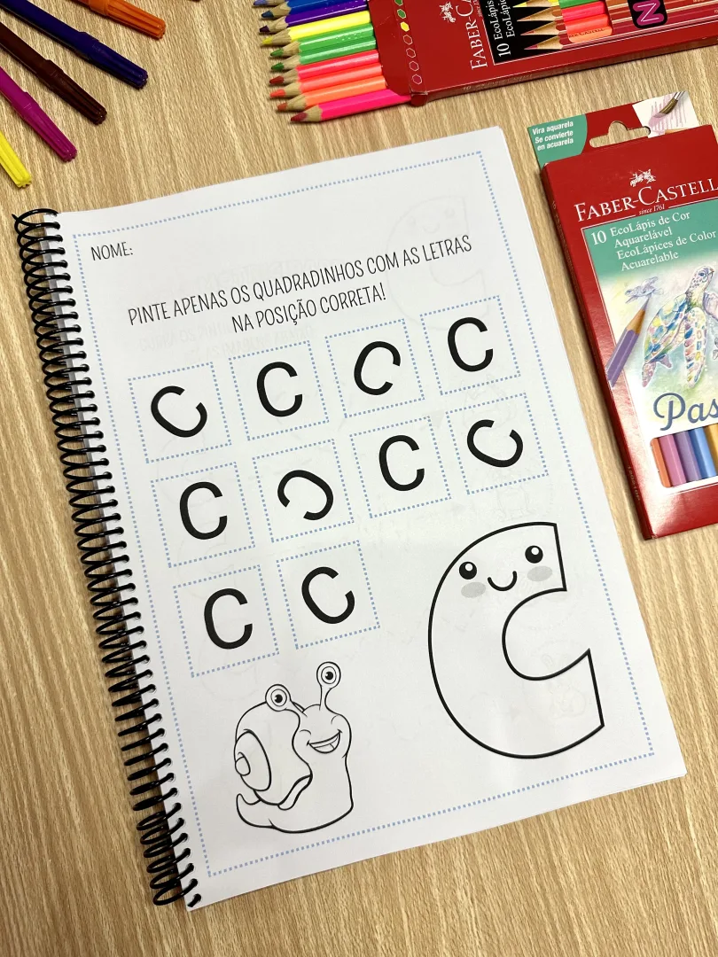 Apostila Completa do Alfabeto — 78 Páginas para Alfabetização em PDF — imagem 5