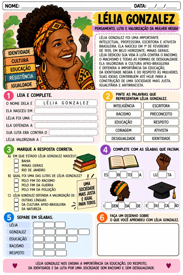 Apostila Conhecendo quem fez história 1° e 2° ano PDF — imagem 4