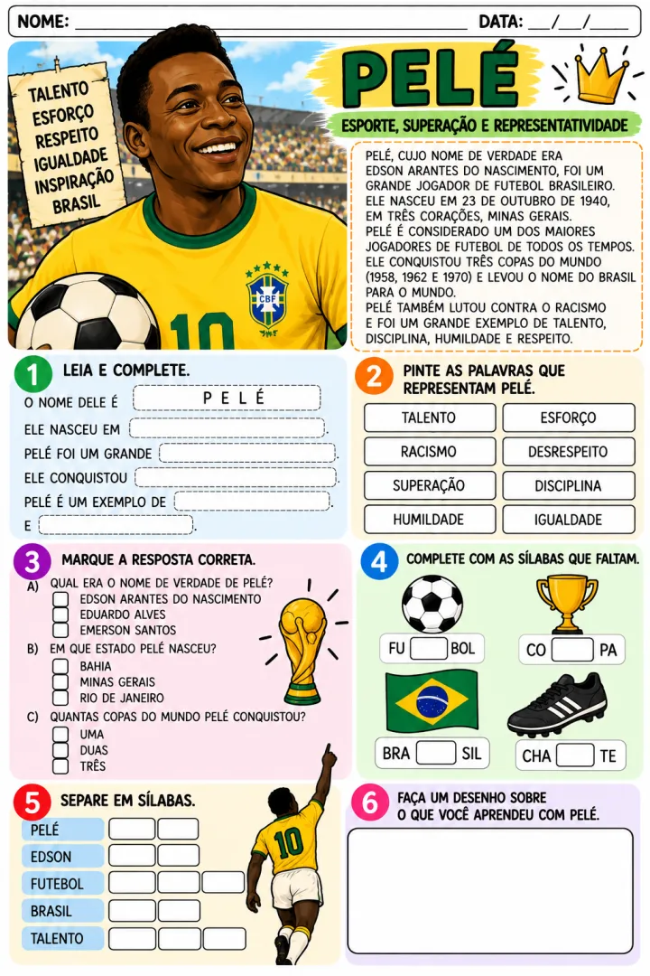 Apostila Conhecendo quem fez história 1° e 2° ano PDF — imagem 6