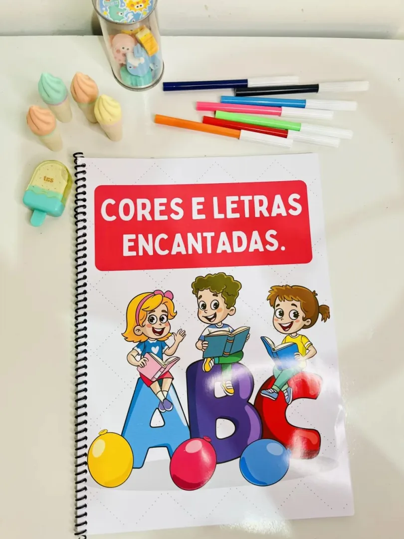 Apostila, Cores e Letras Encantadas — Pronto para Imprimir — imagem 3