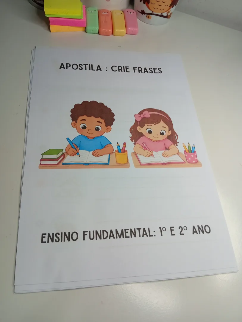  APOSTILA CRIE FRASES – 1º E 2º ANO DO ENSINO FUNDAMENTAL  — imagem 6