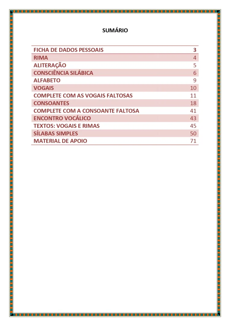 Apostila de Alfabetização - PDF com 50+ Atividades — imagem 2