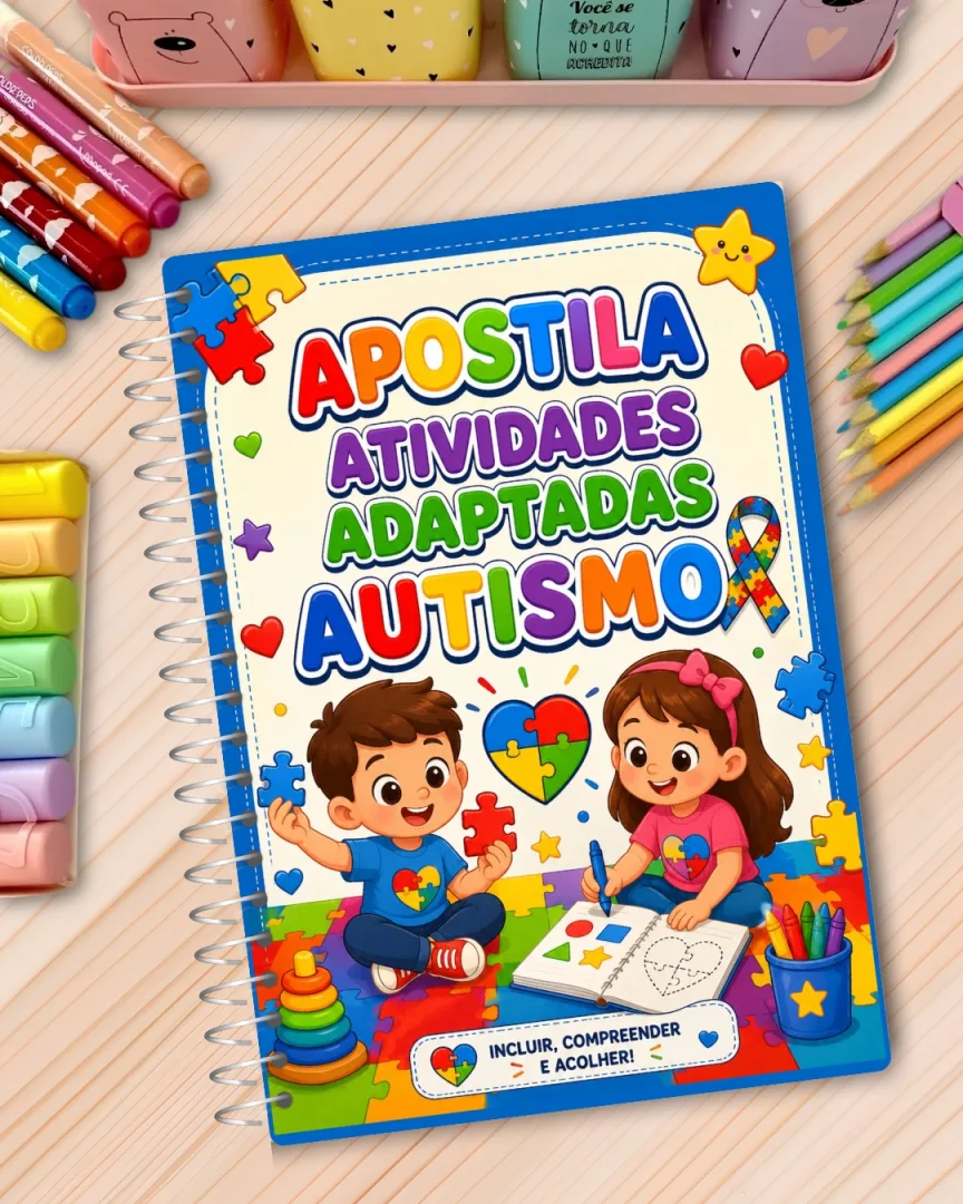 Apostila de Atividades Adaptadas para Autismo Educação Infantil (TEA) PDF — imagem 2
