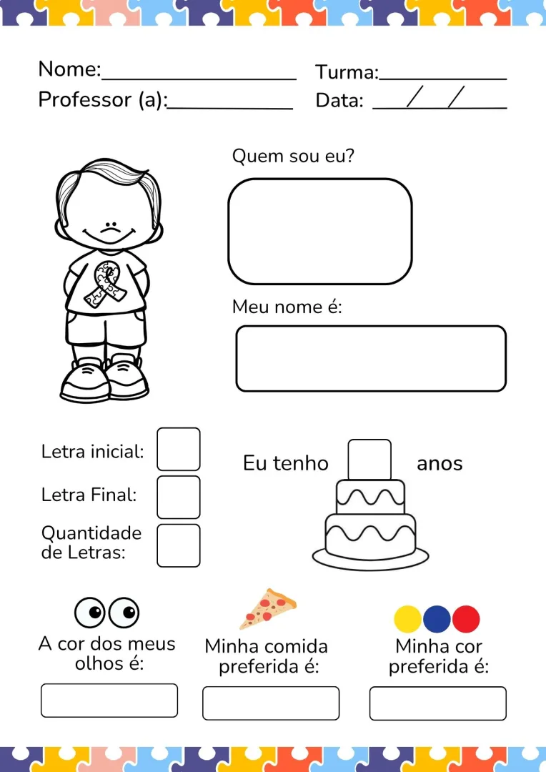Apostila de Atividades Adaptadas para Crianças com Autismo — imagem 2