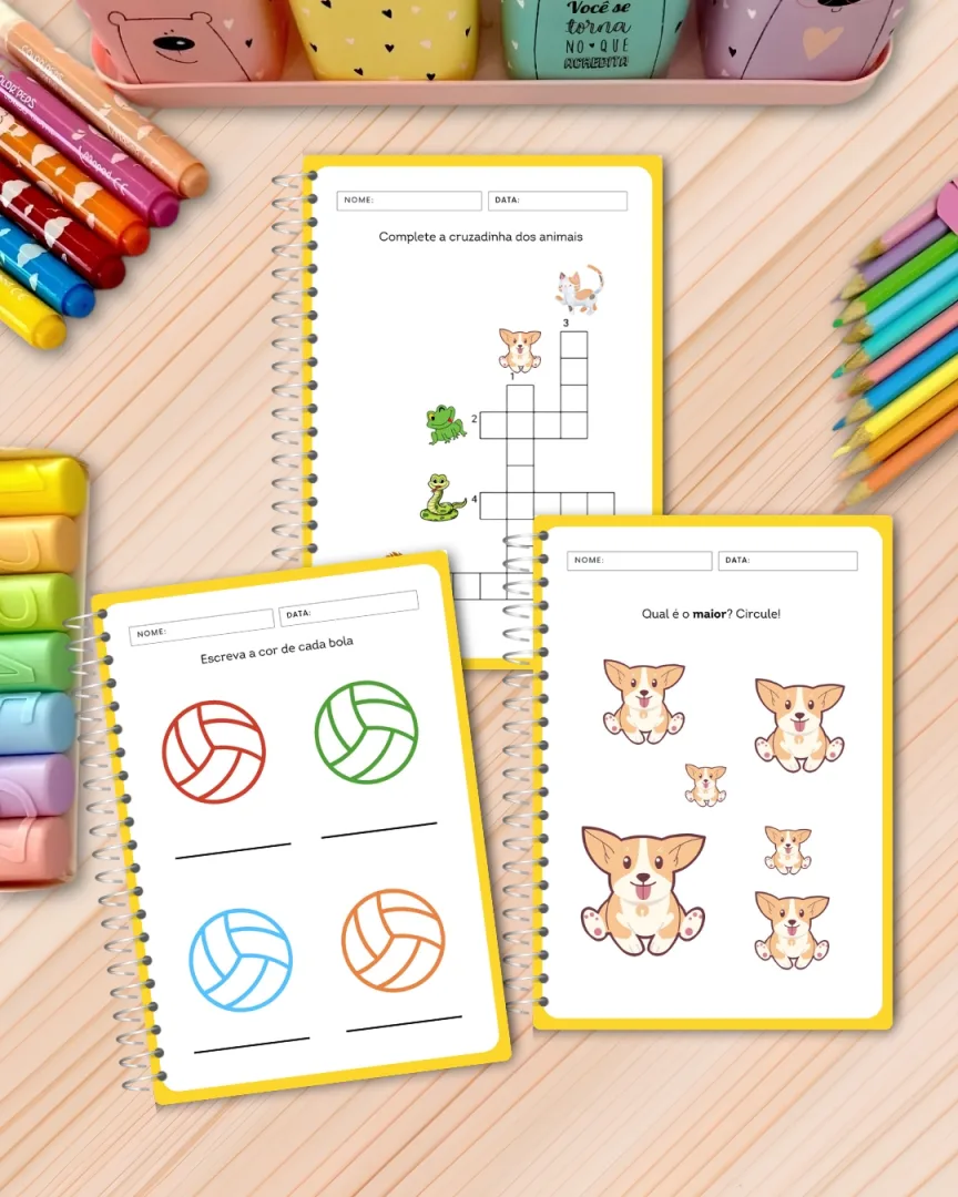 Apostila de Atividades Adaptadas para Dislexia Educação Infantil em PDF — imagem 4