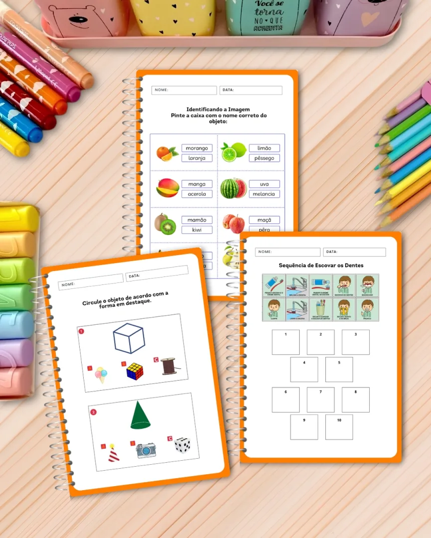Apostila de Atividades Adaptadas para Educação Infantil TDAH – Em PDF — imagem 3
