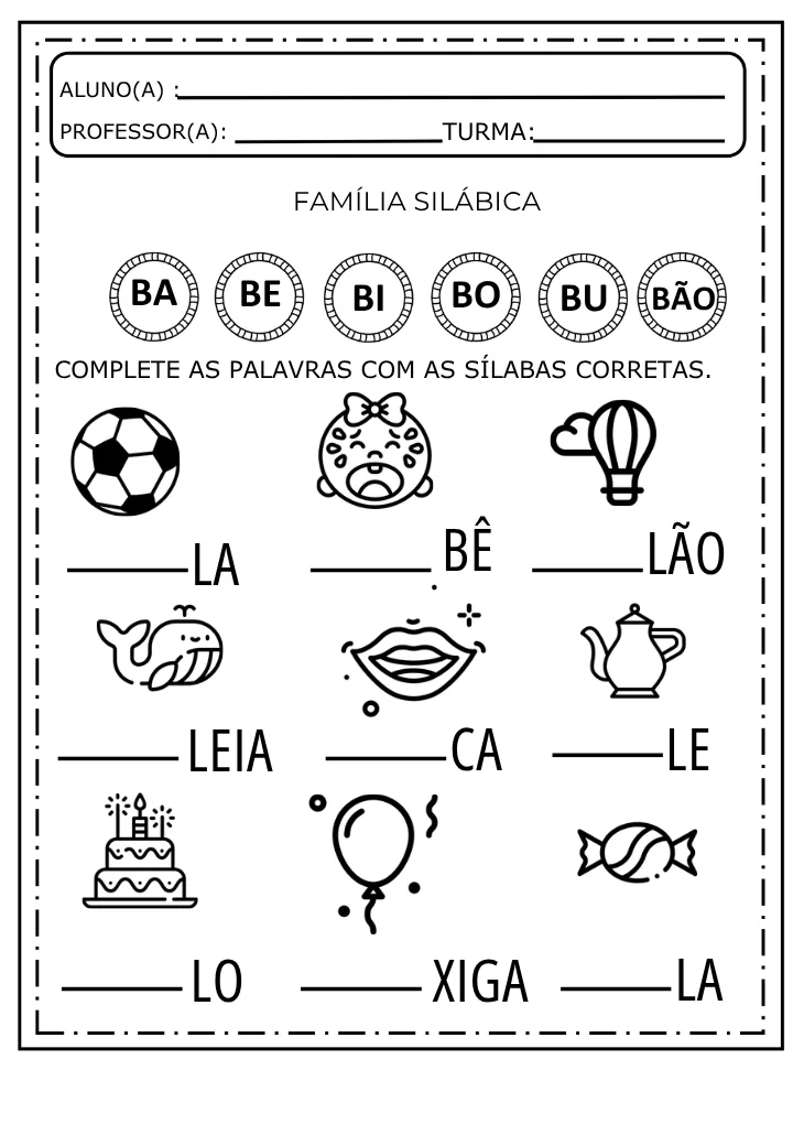Apostila de Atividades Silábicas em PDF — imagem 2