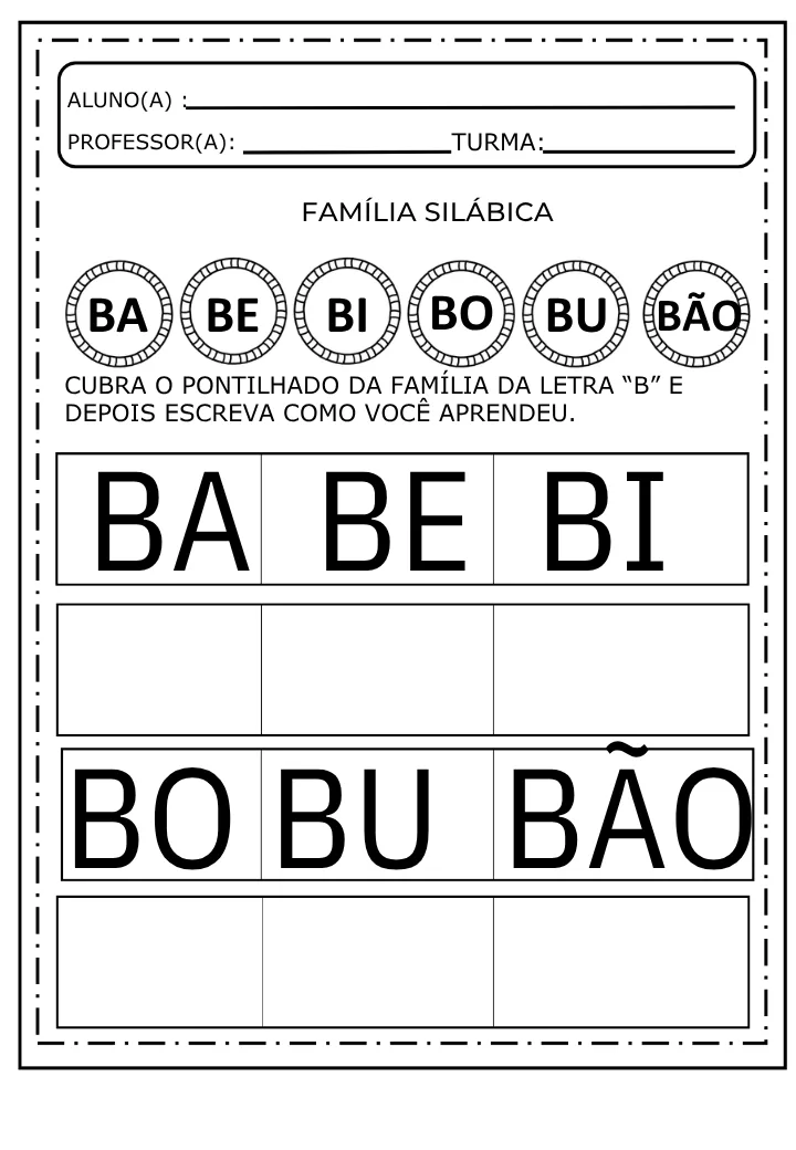 Apostila de Atividades Silábicas em PDF — imagem 3