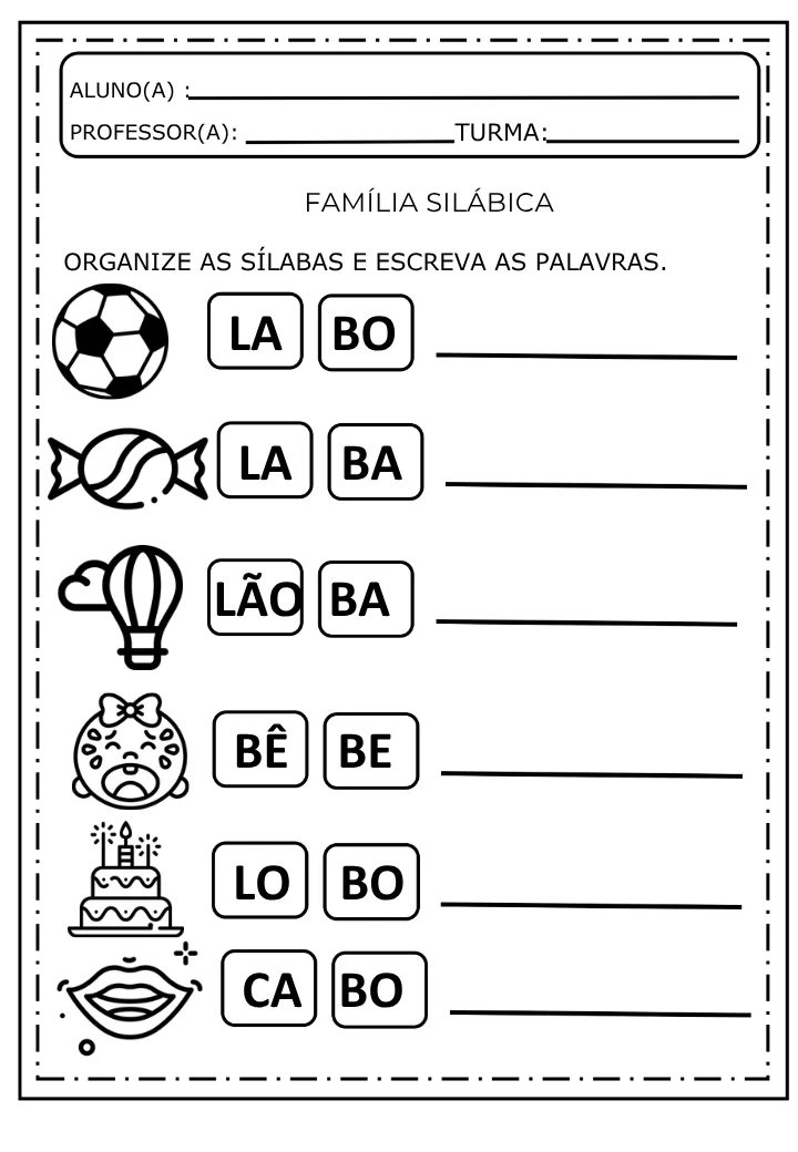 Apostila de Atividades Silábicas em PDF — imagem 5