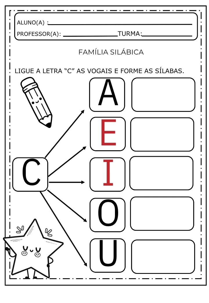 Apostila de Atividades Silábicas em PDF — imagem 6