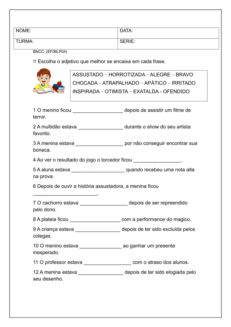 Apostila de Avaliação Diagnóstica – 6º Ano Fundamental II — imagem 4