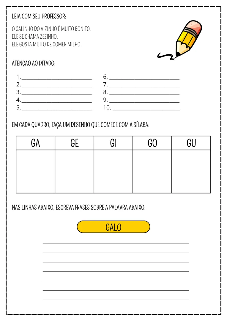 Apostila de Caligrafia e Sílabas Simples para Educação Infantil Em PDF — imagem 5