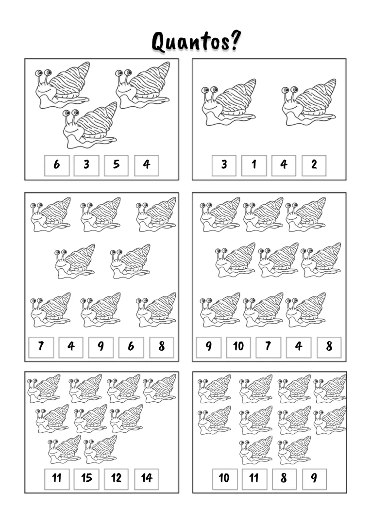 Apostila de Contagem - Fundo do Mar - 23 Páginas - PDF — imagem 4