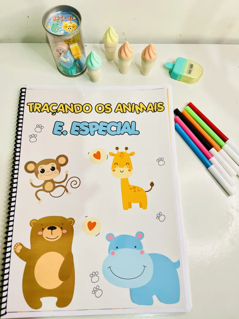 APOSTILA DE EDUCAÇÃO ESPECIAL : TRAÇANDO OS ANIMAIS — imagem 2