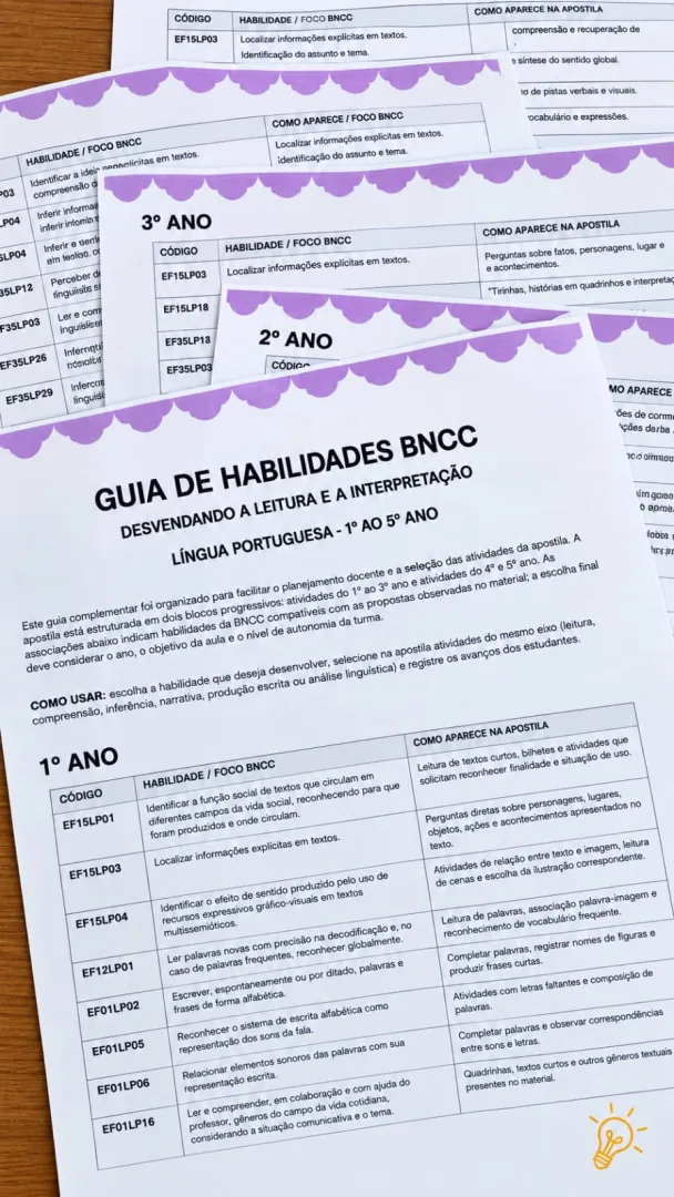 Apostila de Leitura e Interpretação de Texto 1º ao 5º Ano - PDF — imagem 4